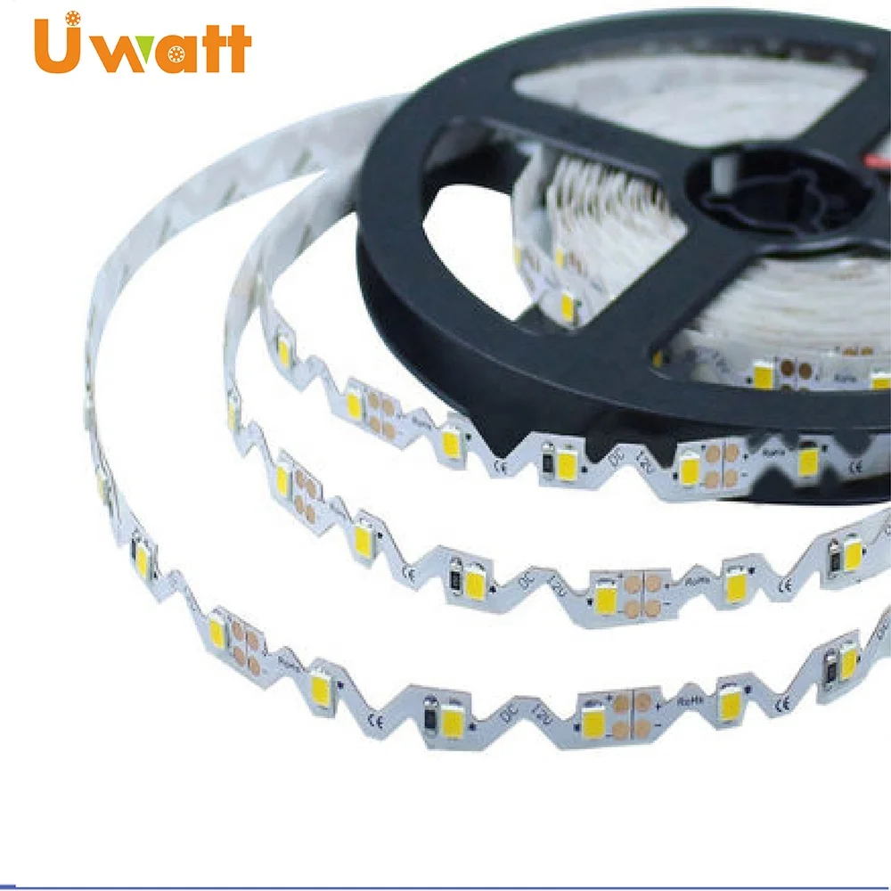 New Design Casing SMD 2835 60LED 12V DC Per Meter IP20 S Shape LED Strip Lights