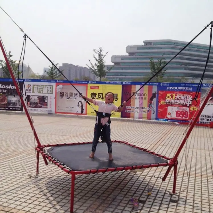 3D Max Hand Winch Single Bungee Jumping For Kids And Adults Bungee Trampolines Outdoor Jump Fitness Children Sling  Trampoline