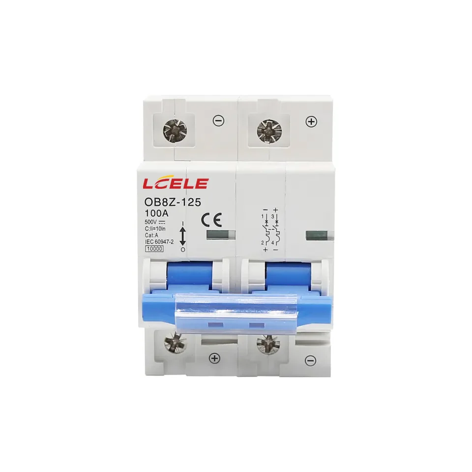 A60 Ac Dc mini DZ47-63 1P 2P 3P 4P 240/450V MCB Air Switch Upgrade 1 Pole 20 AMP A60-DPN thermal Miniature Circuit Breaker