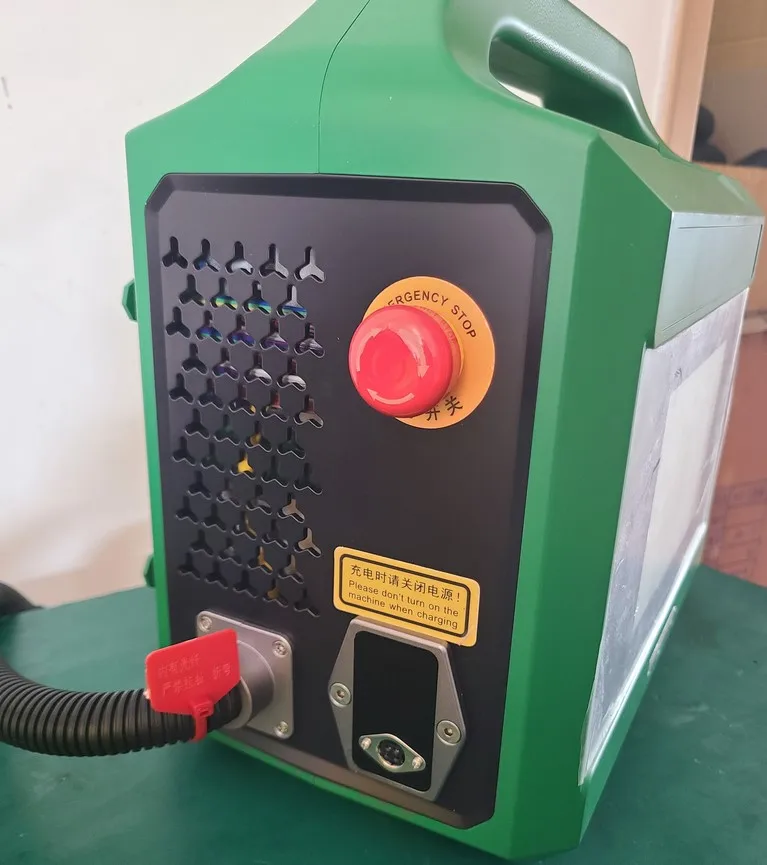 Mini Portable 20W 30W Laser Printer For Metal Jewelry Plastic Fiber Laser Marking Machine QR Bar Code Date Logo Laser Marker