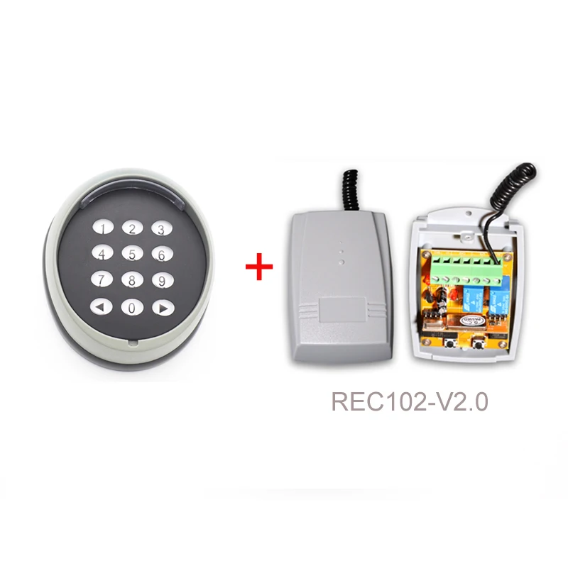 Wireless Keypad for Gate Opener Keypad 433mhz rolling code