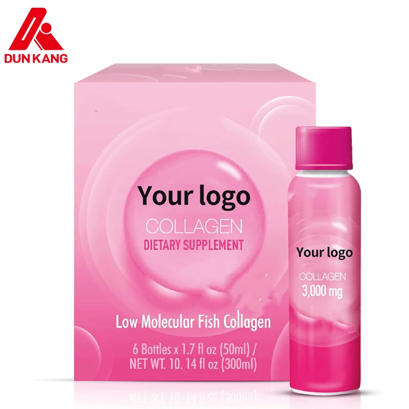 ODM collagen low molecular fish collagen,enhance elasticity, moisturize, improve skin, hair and nails. Liquid Marine Collagen