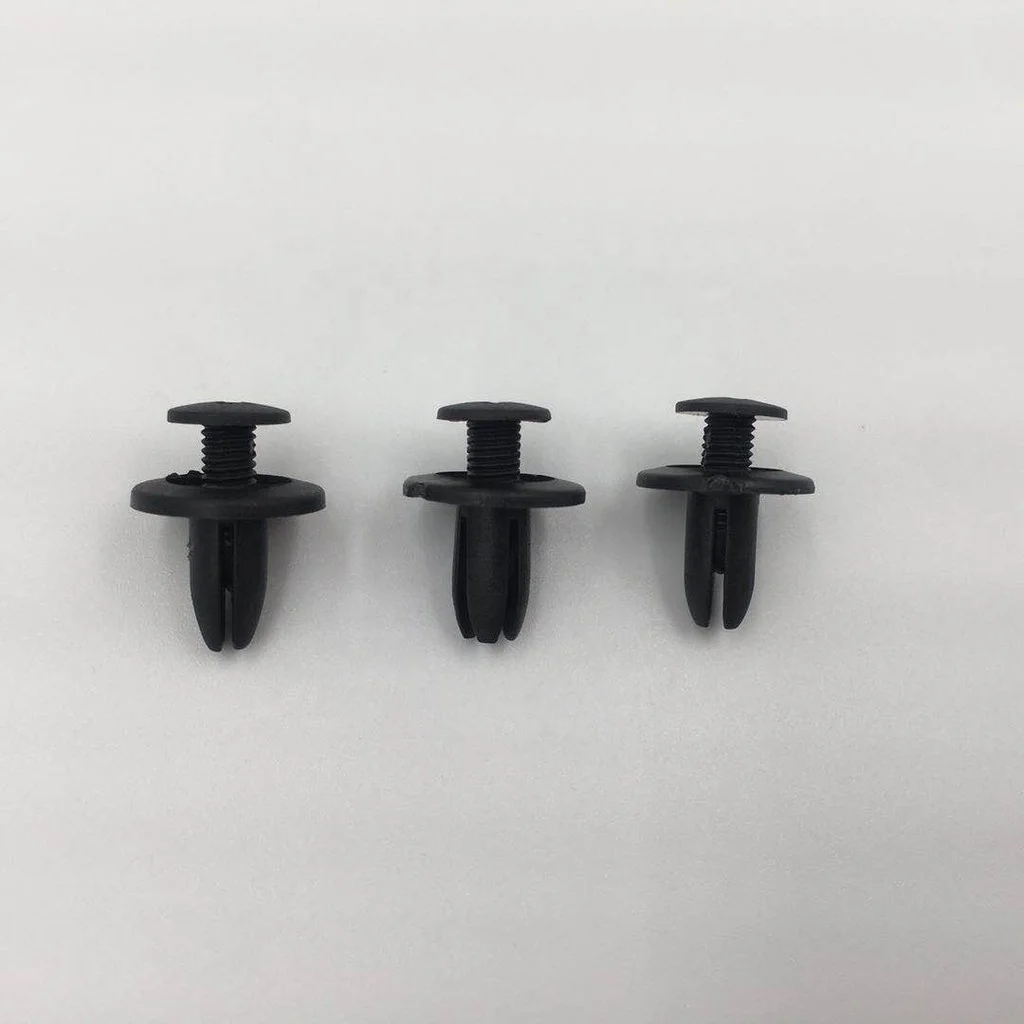 100PCS/bag  6mm  clips plastic fasteners for Chery BYD KIa HYUNDAI e46 m3 Engine Cover Clips