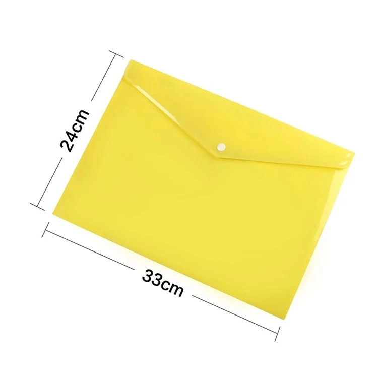 Transparent PVC Envelope Binder Pocket A4 bag plastic document bag file folder