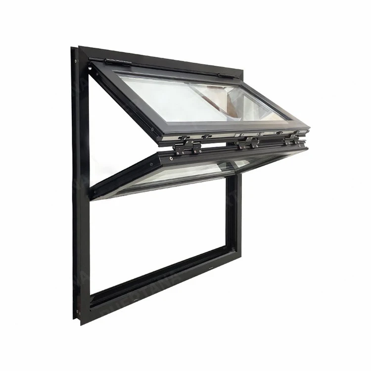 Aluminum Storefront Vertical Sliding Bi-Folding Door Push Up Fold Up Window And Door Vertical Fold Up Windows