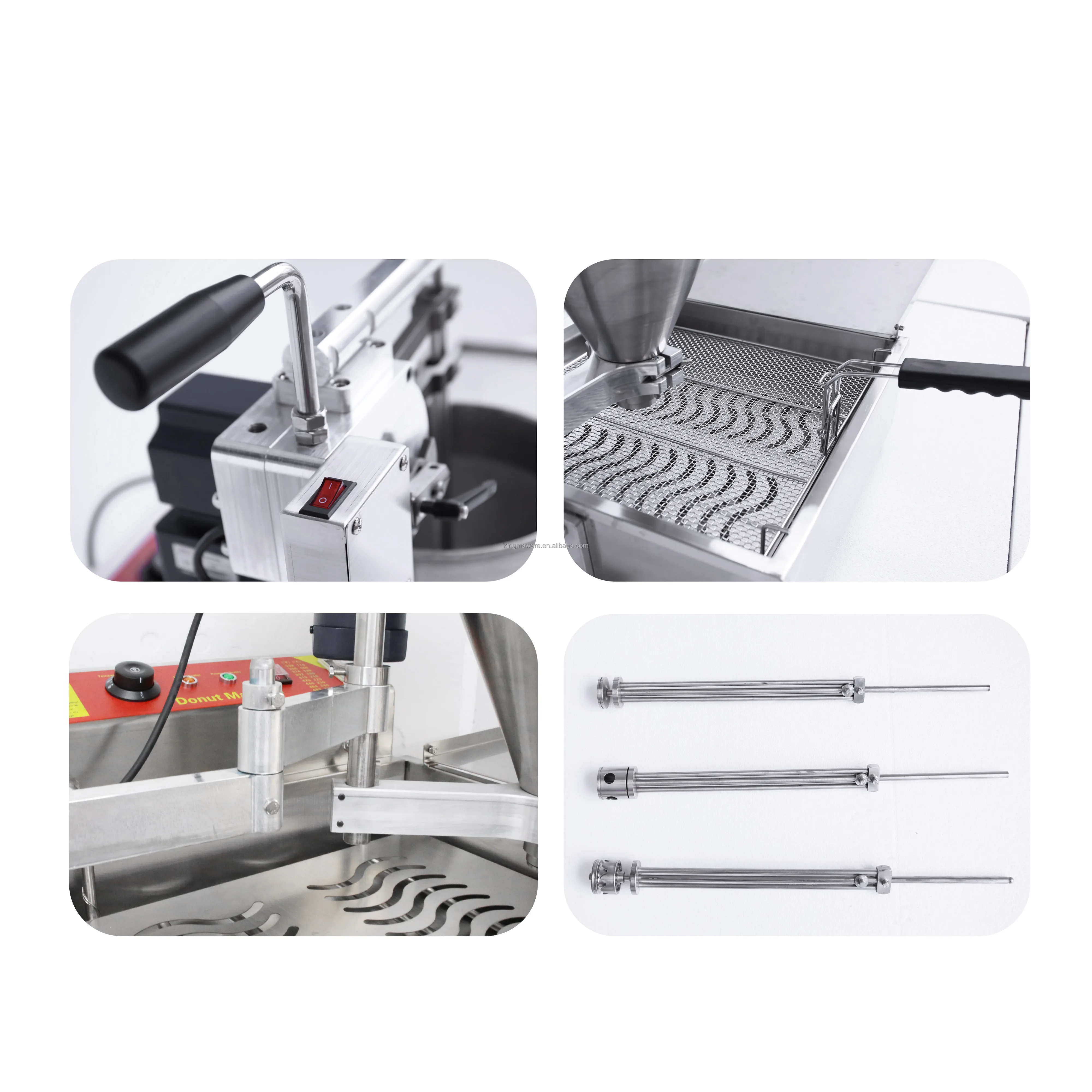 Automatic Loukoumades Mini Donut Balls Maker Machine Mochi Ball Making Machine Snack Machines