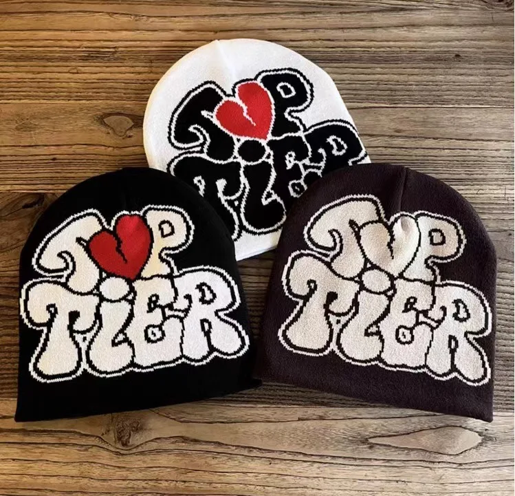 Wholesale Unisex All Over print Winter Hat Cap custom your own logo caps Warm Beanie Hats 2024New cool caps