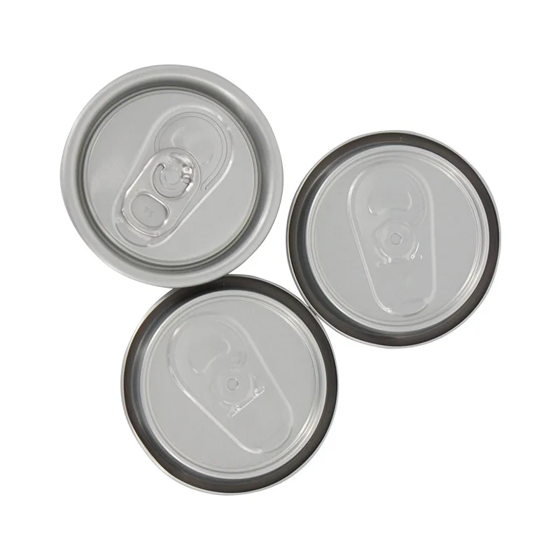 300 307 401 Full Open Cap Tab Can EOE Cover Aluminum Lid For Can Easy Open Ends