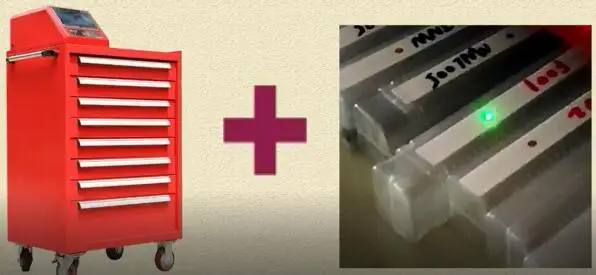 UHF rfid тег со светодиодной подсветкой 860-960 МГц