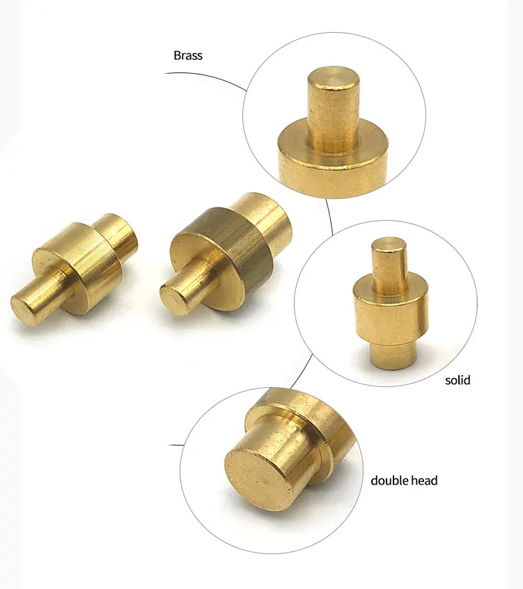 CNC Custom Spring Loaded Pogo Pin Plug Connector Brass Pin Wtih Gold plated spring pins