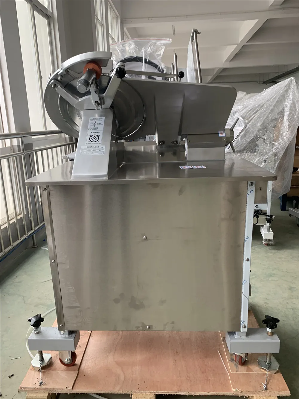 Electric Vertical Stainless Steel Commercial Automatic Cutting Machine Cheese Mutton Beef Ham Frozen Meat Slicer Slicing Machine