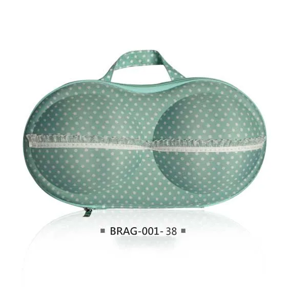 New Waterproof Travel Carrying Lingerie Packaging Bra Storage Case Box Bra Organizer Garment Bag Accept Customized Logo Rohs