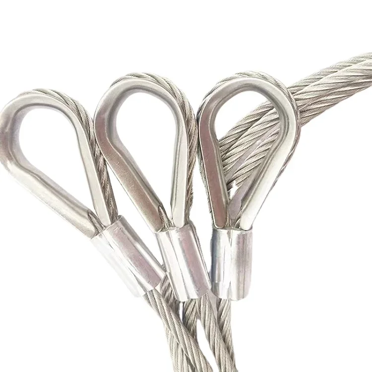 Wholesale 8MM Aircraft Cable With Iron Core Galvanized Steel Rope Sling For Heavy Construction