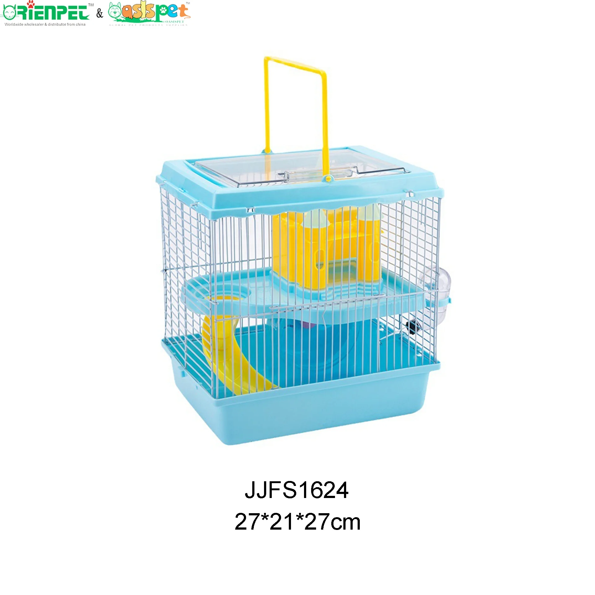 ORIENPET & OASISPET New Demon Immortal Castle design Pet Wire Hamster cage 2 layers JJFS1624 Pet cage Products