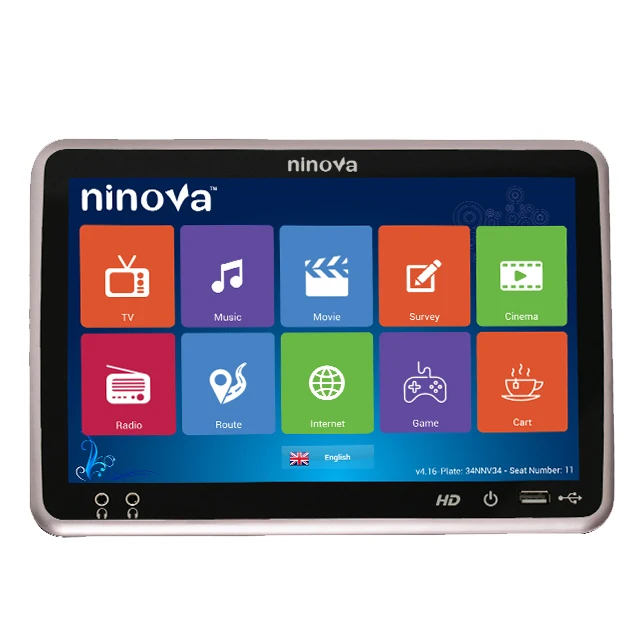 
Android Bus Passanger Seat TV 