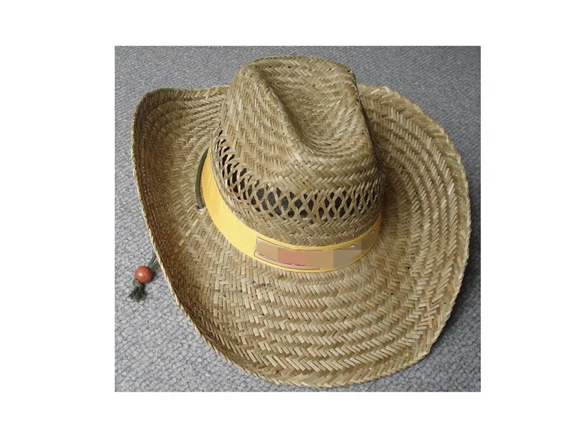 Western Mexican Wholesale Summer Sun Protection Straw Cowboy Hats