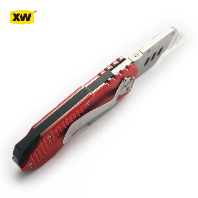 Heavy Duty aluminum folding camping  pocket outdoor utility knife