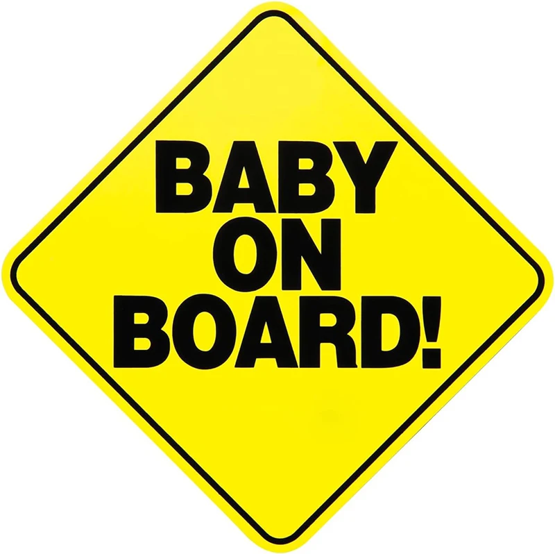 Custom magnet sign car removable exterior accessories sticker baby on board decals safe signs for cars