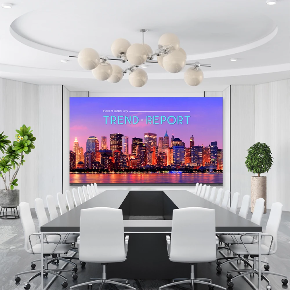 RAYBO Led Wall Panel Screen Indoor Display Ultra Thin Popular HD Advertising Flexible Display Meeting Room Led Wall Panel Screen