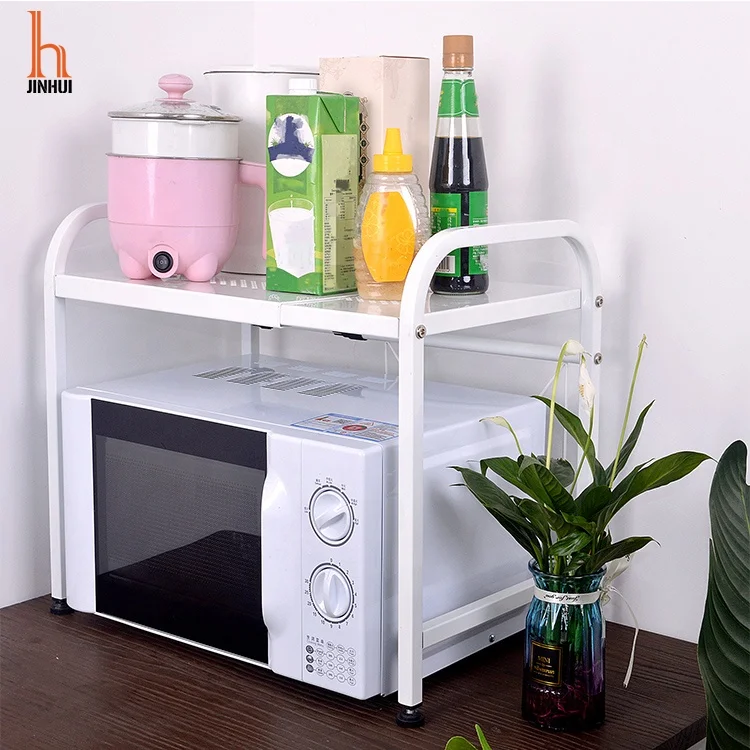 High Quality kitchen stand spice rack metal microwave oven rack