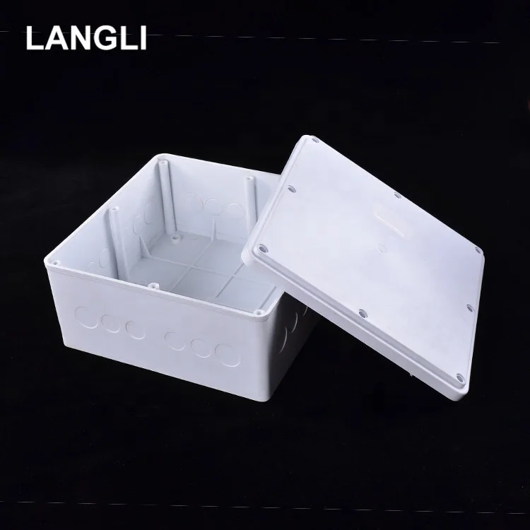  Foshan Langli электрические серии пластиковые продукты 12x10x4 ПВХ распределительная коробка