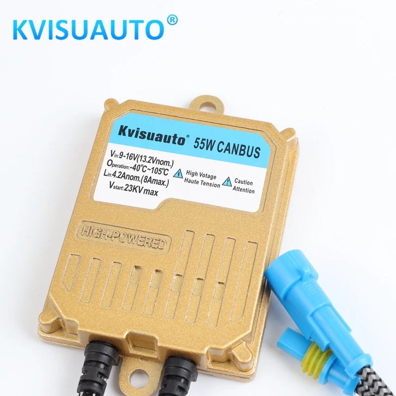 CQL Kvisuauto 23kv 35w 55W Golden Canbus pro all in one second start hid ballast