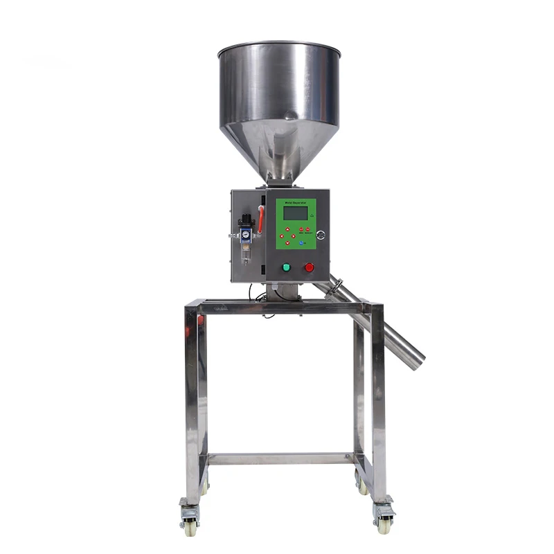 vibration Gravity free fall and metal separator detector machine for plastic