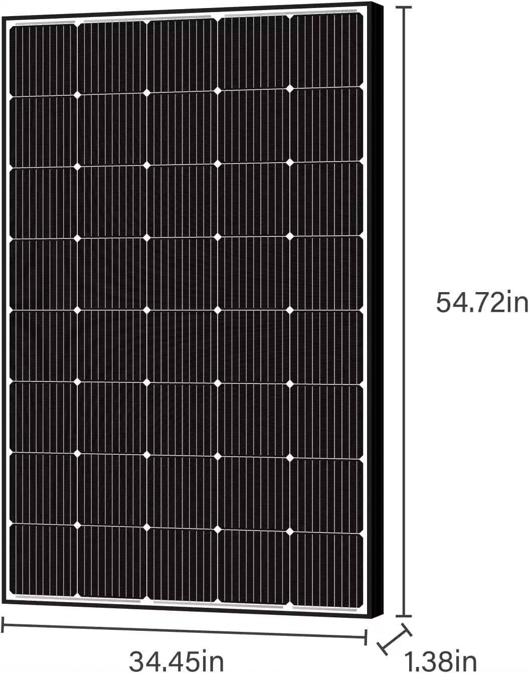 A Grade Solar Cell Mono Solar Panel 40w 60w 80w 100w 150w 200w 250W Mono Glass Solar Panel for Boat Roor