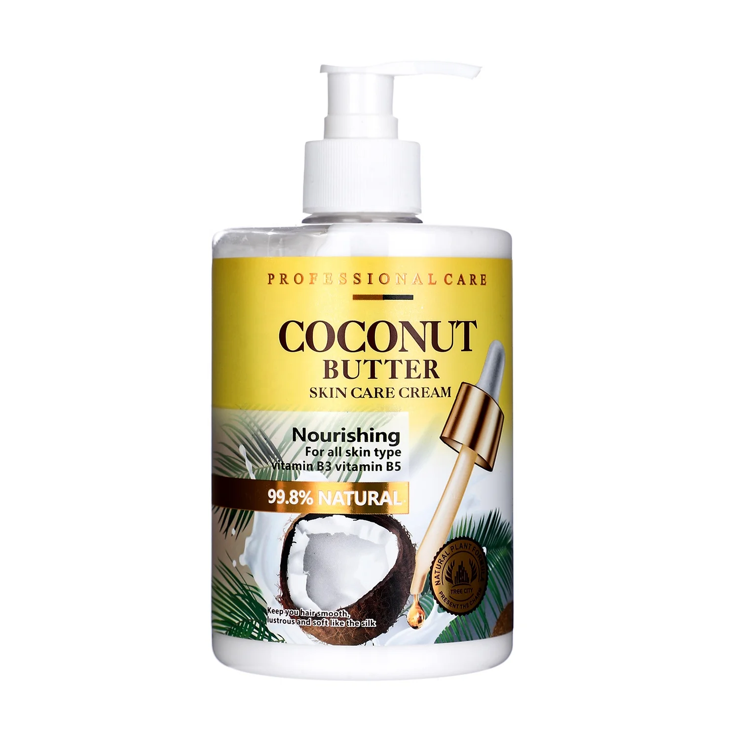 Private Label Wholesale 99.8% Natural Organic Skin Care Cream Refreshing Moisturizing Smoothing Nourishing body butter