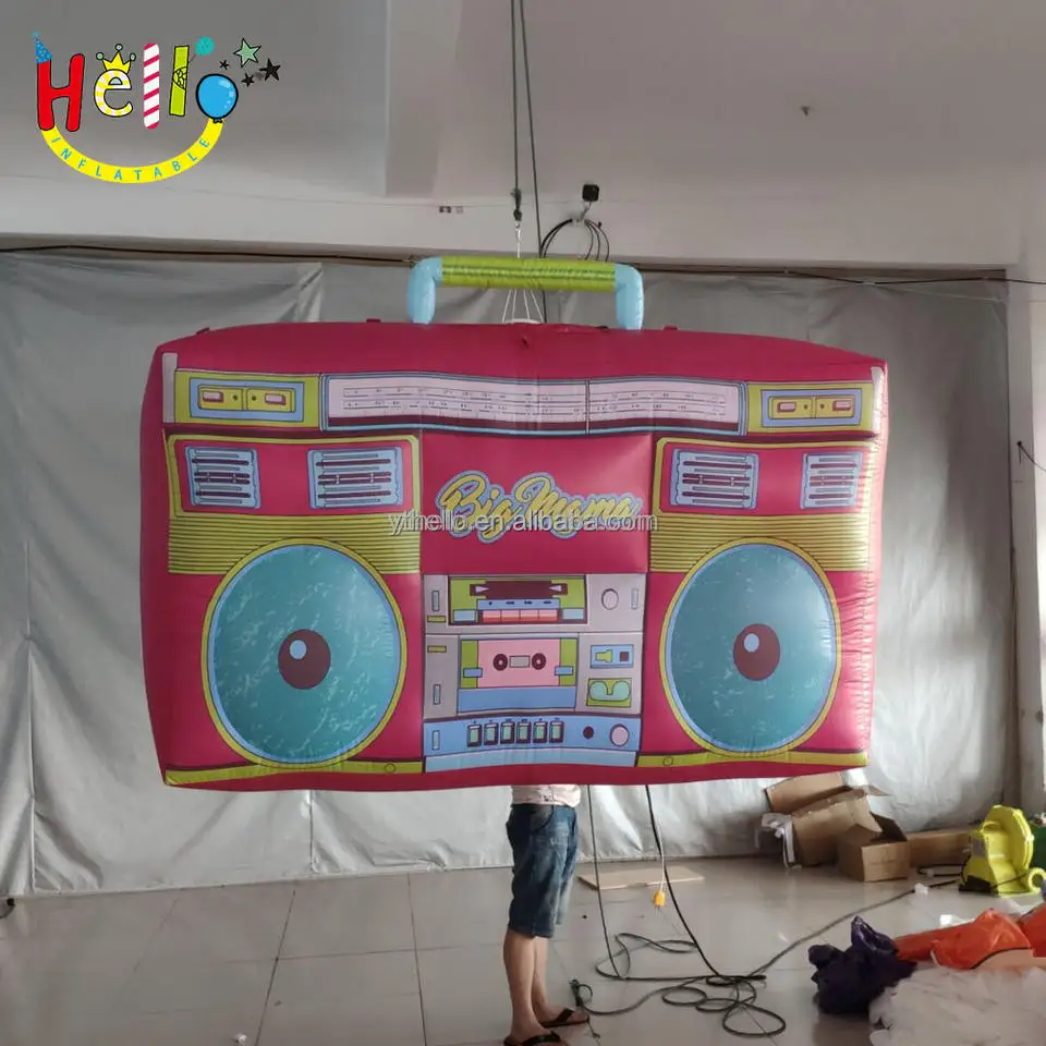music festival party decoration inflatable tape recorder radio model