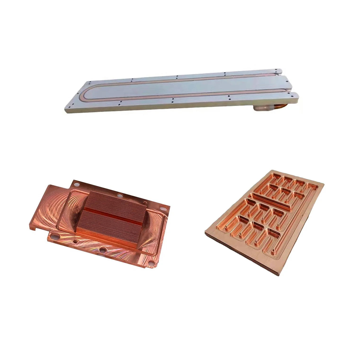 Water Cooling Plate Copper Tube Plate Block Liquid Cooling