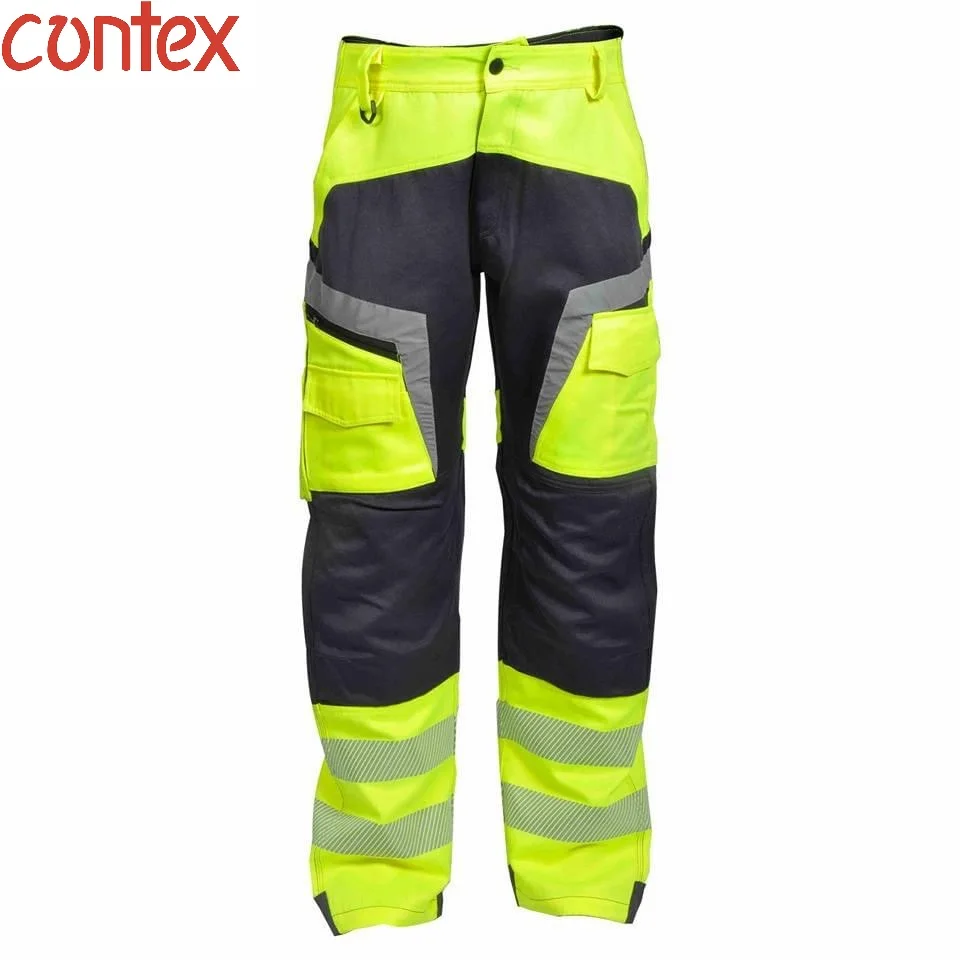 Спецодежда WW высокая видимость Hivis Hi Viz огнестойкие FR светоотражающие ленты брюки