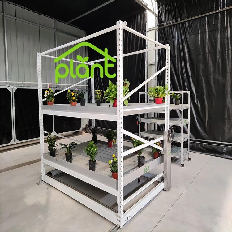 Agriculture nursery hydroponic vertical growing rack for planting