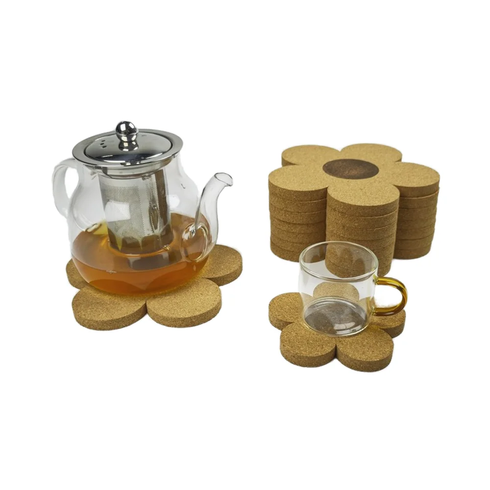 Factory Direct China Custom Cork Coasters Set and Cork Pot Holders for Cooking Heat Resistant