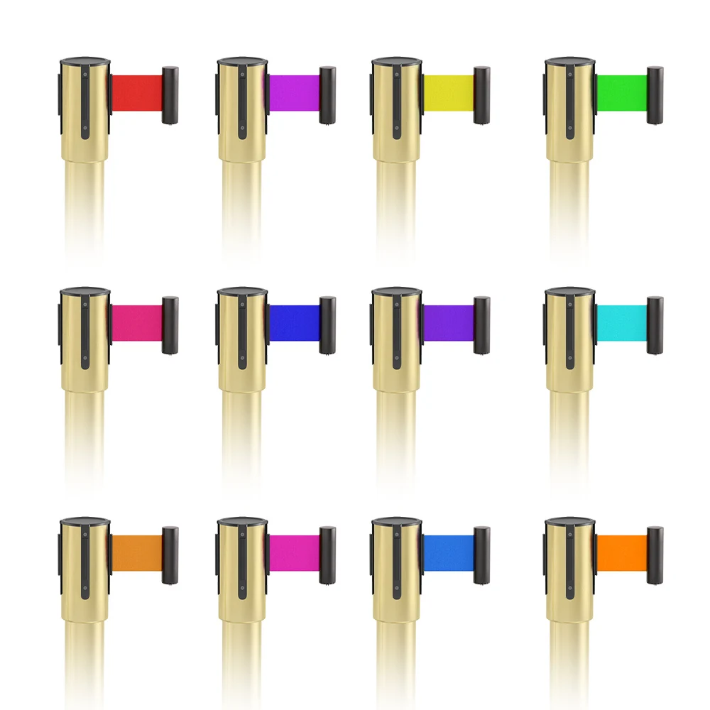 Special Offer Event-Friendly Easy Setup Retractable Belt Barrier Overall Height 90cm Portable Retractable Belt Barrier