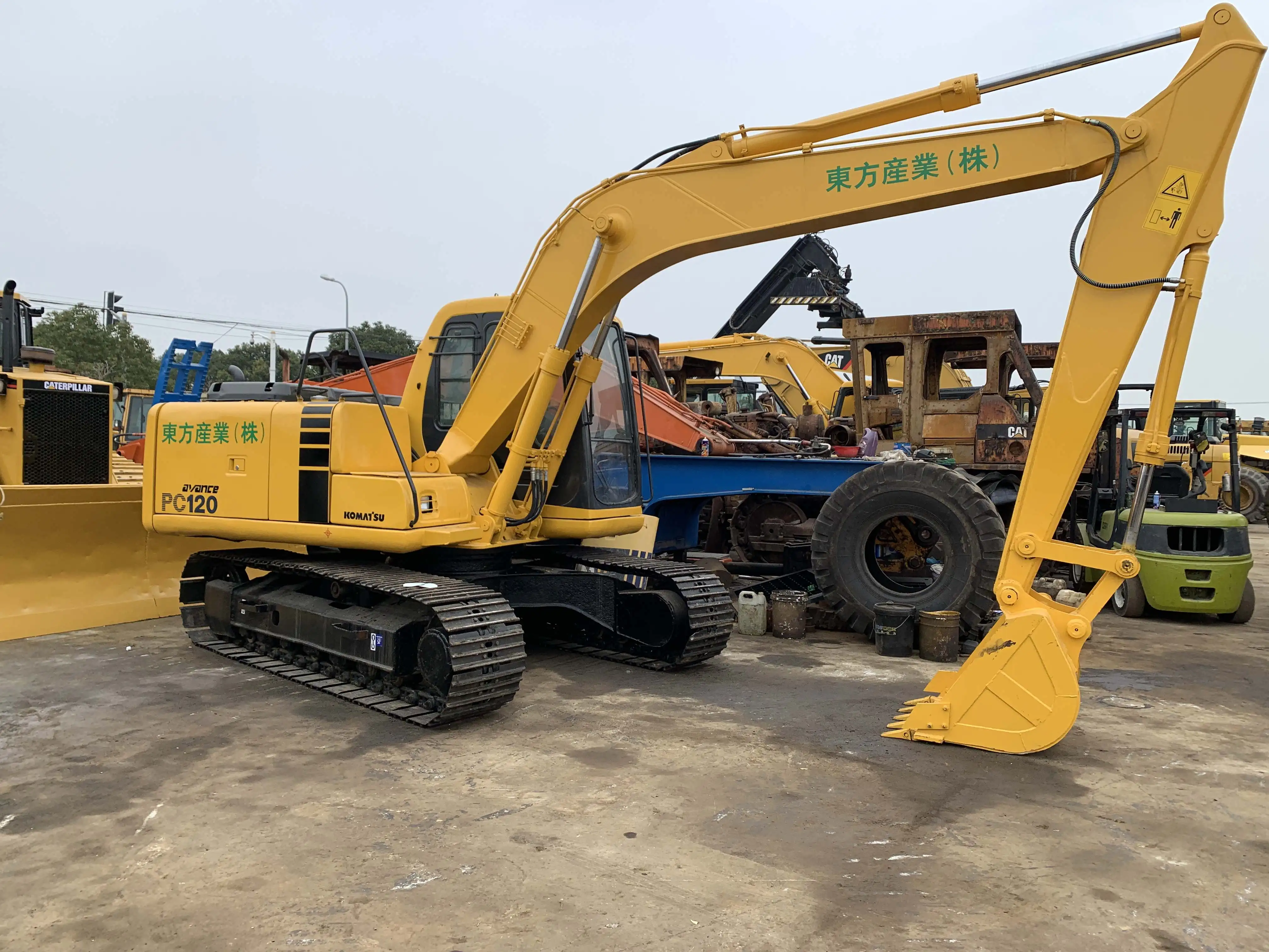 Japan Made Used KOMATSU PC120-6 12 ton Excavator/KOMATSU Excavator PC120