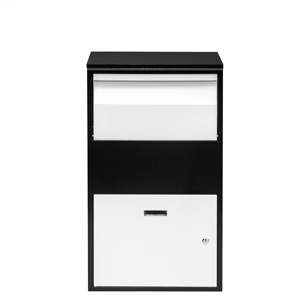 galvanized steel parcel delivery drop box waterproof storage box smart drop off pick up parcel box