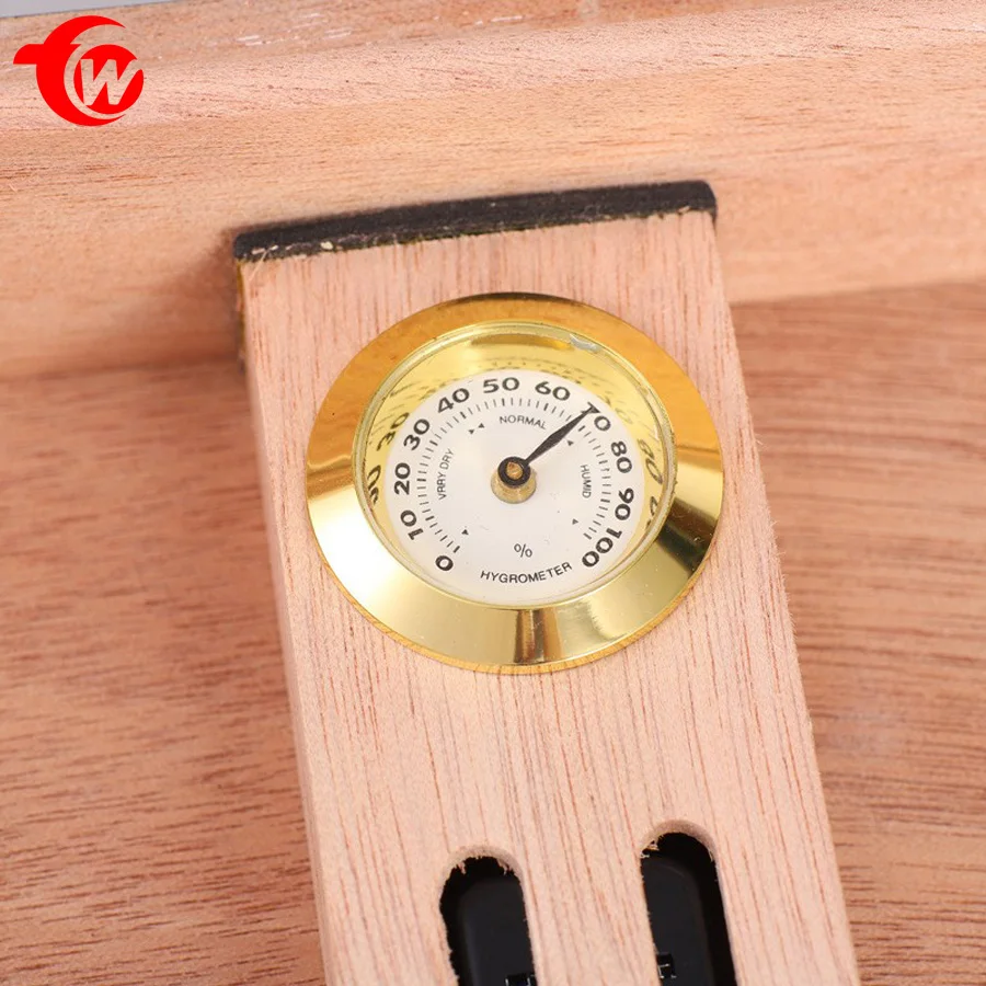 Cedar wood Wholesale High-end Cigar Cabinet Wooden Marbling Design Cigars Humidors Cabinet Box