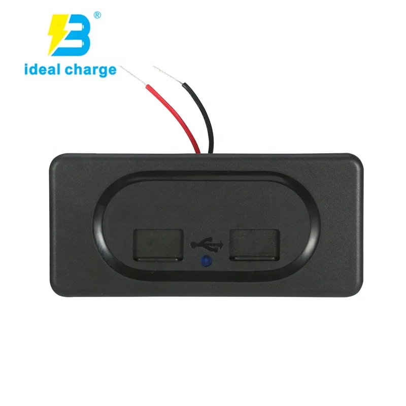 Автомобильное зарядное устройство USB 12v с двойной розеткой для телефона адаптер автомобильного