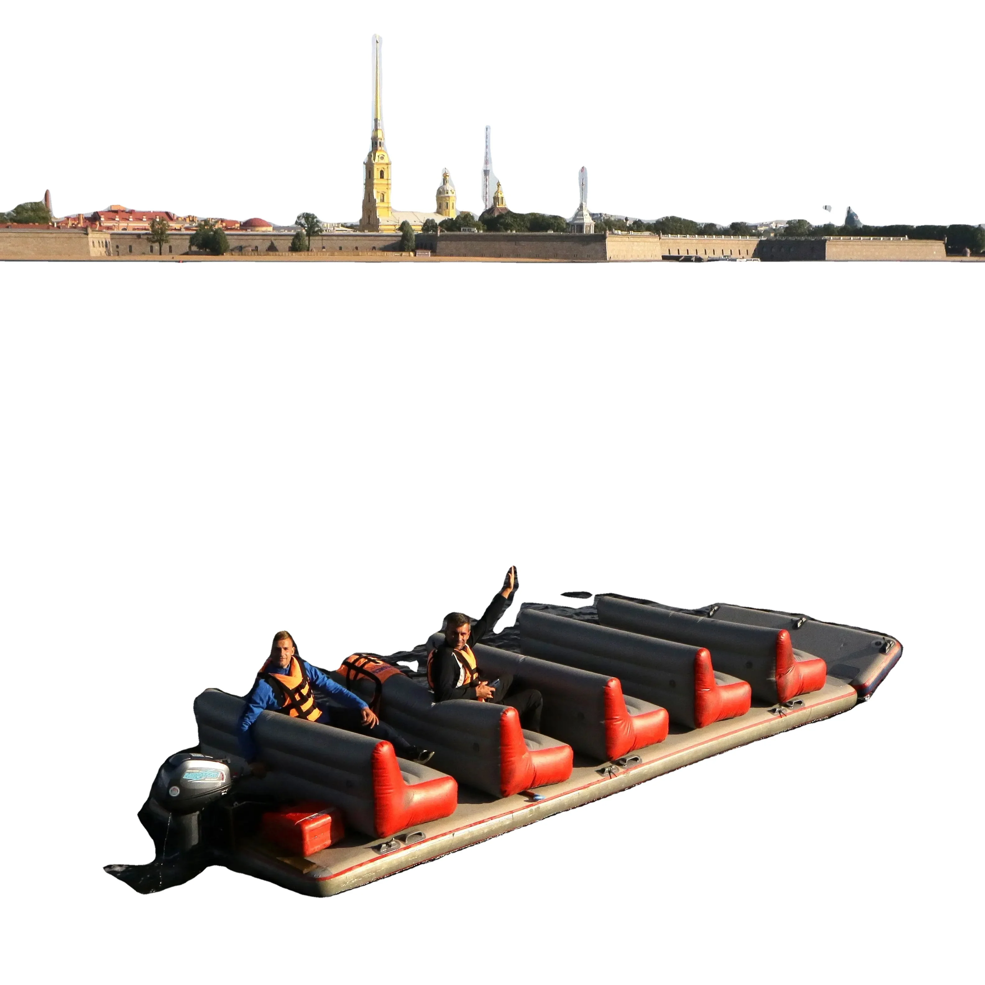 Quality Emergency  Rapid Deployment Craft Inflatable Swiftwater Snow,Ice And Mud Rescue Sled Raft Boat With Paddle for Sale