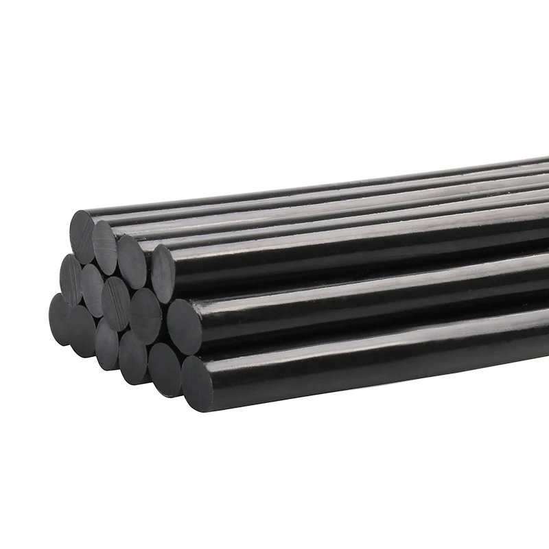 Прочитайте, чтобы отправить черный клеящие карандаши 7 мм или 11 мм хорошая клейкость чистый черный палочки термоклея для рукоделия