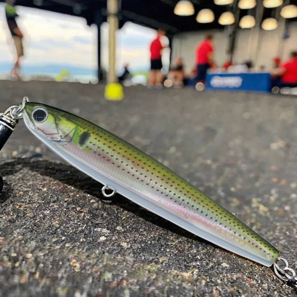 XIANGHE 25g Artificial Sinking Pencil Bait Hard Lure Fishing Wobbler for Bass for River Lake Stream Fishing