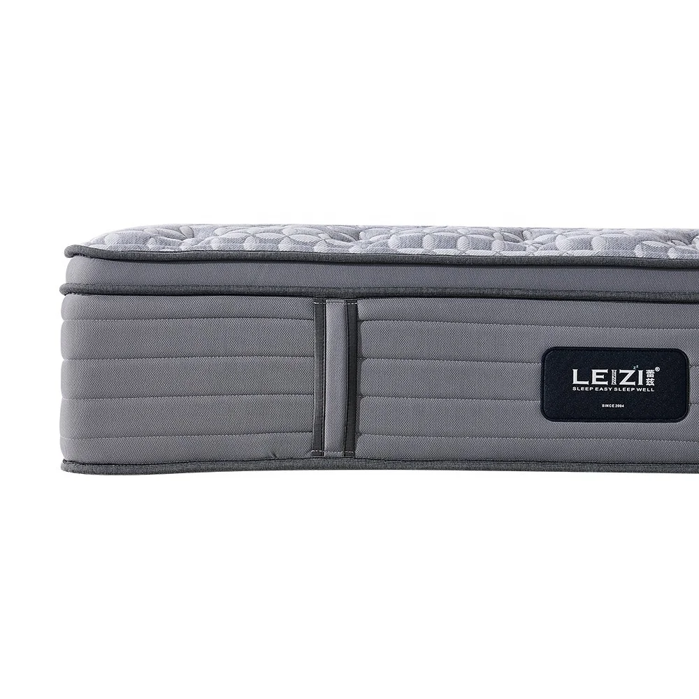 Knitting fabric high quality latex foam mattress memory foam pocket spring foam encasement compress roll in a box mattress