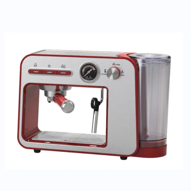 Commercial Coffee Makers Italian Style Cafetera Italiana Expresso Coffee Machine Maker Wirh Grinder