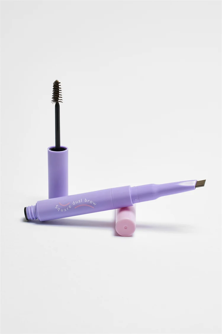 High End Design Precise Eyebrow Line And Natural Coloring lalaCHUU Square Dual Brow For Long Term Maintenance