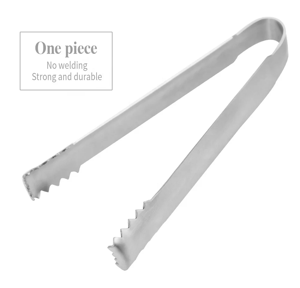 Stainless Steel Mini Kitchen Tong Shisha Salad Pliers Ice Bucket Sugar Cube Tweezer Meat Cooking Grill bbq Accessories Food Tong