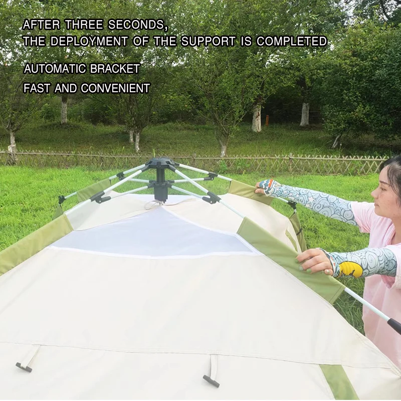 4-5 People POP up large Tent Waterproof Beach Family   Automatic Outdoor Camping Tent Manufacture Quick Automatic Opening