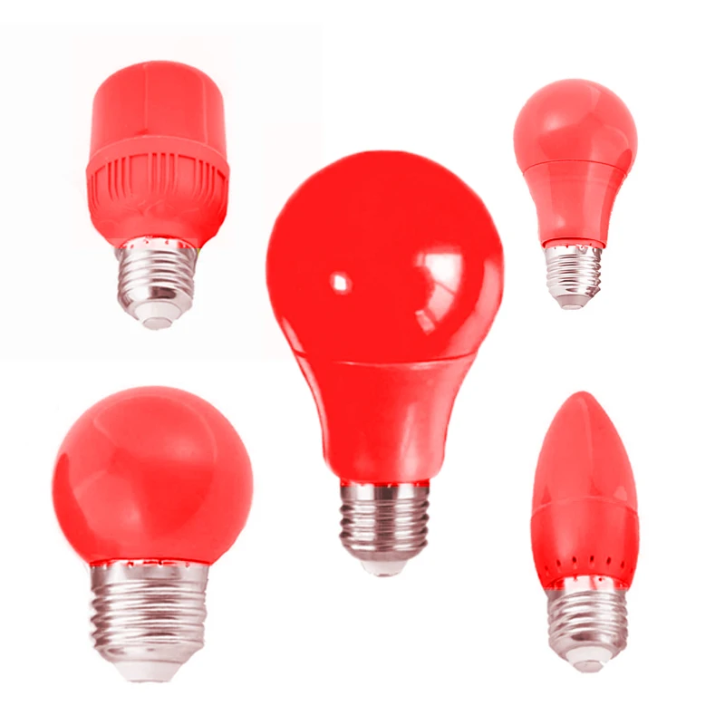 LED color bulb 12W 9W 7W LED bulb lighting E26 E27 B22 base home interior decoration green environmental protection