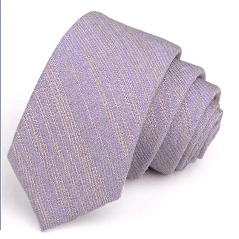 OEM ODM мужской классический однотонный Тонкий 6 см хлопковый галстук тонкие тканые тонкие галстуки экологически чистые модные галстуки для мальчиков