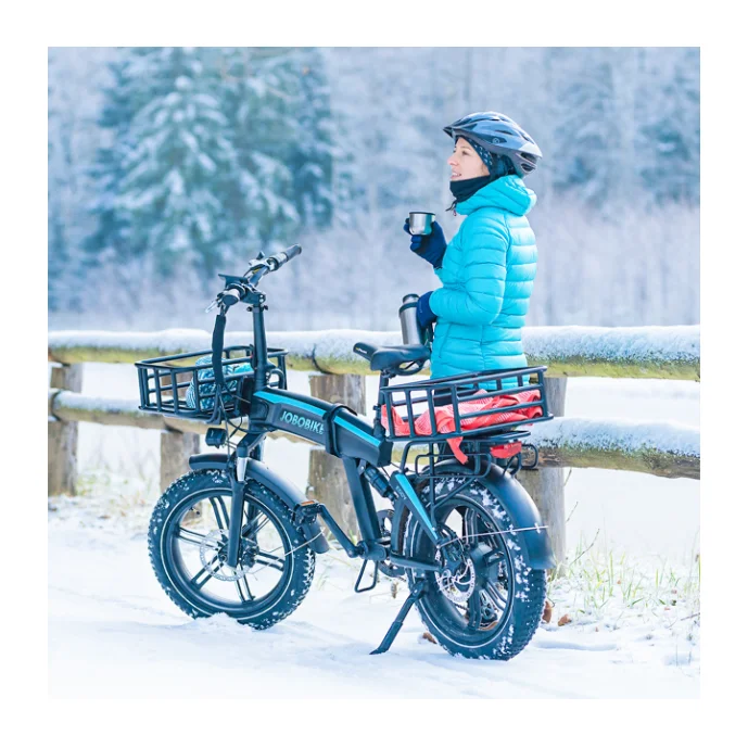 Foldable Electric Bikes in EU Warehouse 65km Range for Adults 14ah Battery 65km E-Bikes with Compact Folding Feature